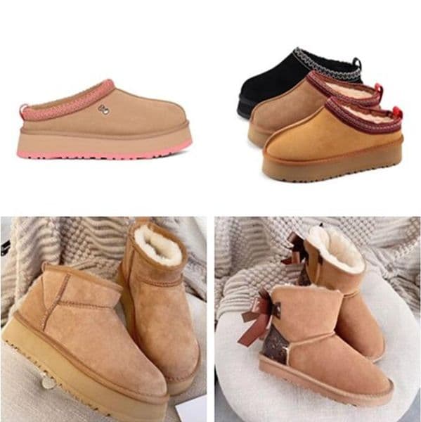 Winter Classic design Women boots L low platform tazz snow boots slipper Sock love heart mini tasman slipper cozy Warm Boots Beautiful gifts