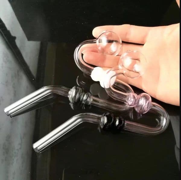 Coloured gourd snake ,Wholesale Bongs Oil Burner Pipes Water Pipes Glass Pipe Oil Rigs Smoking Free Shipping