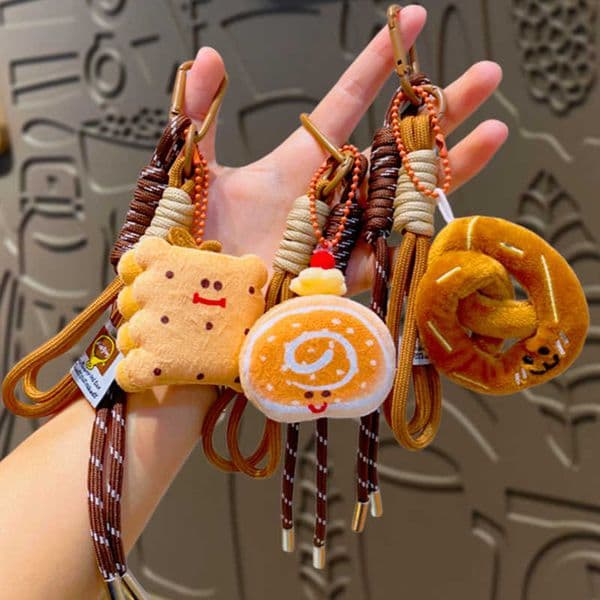 Creative Food Series Keychain Small Gift Plush Doll Pendant Small Gift Bag Charm Keychain S260411