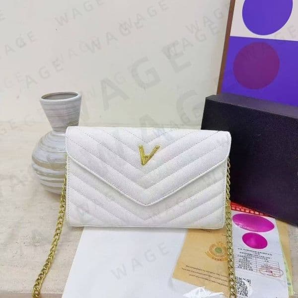 Top Designer Womens Handbag Crossbody Handcrafted Genuine Leather Luxurious Classic Underarm Bag with Diamond Grid Chain Single Shoulder Crossbody Bag Tote Bag -3