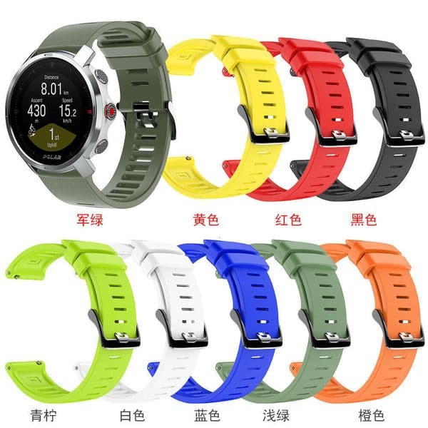 Suitable for Polar X Silicone Official Steel Buckle Grit X2 Wristband Watch Strap