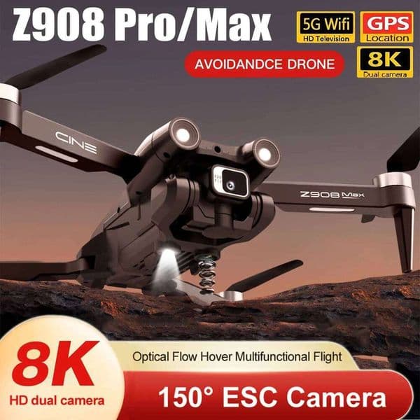 Z908 Pro/Max 8K Drone ESC Professional GPS Dron Optical Flow Localization 3Sided Obstacle Avoidance Quadcopter Toys Xingkaisheng