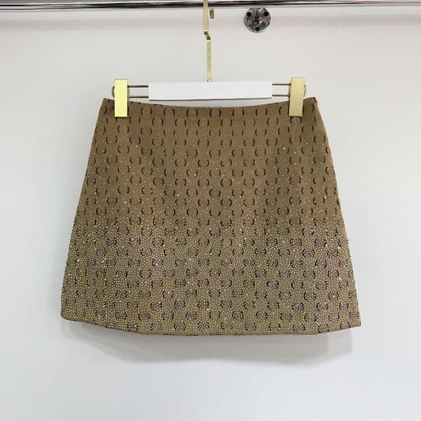 Designer Classic Brand High Quality Women's Short Skirt Colorful Presbyopia G Letter Jacquard High Waist Mini Short Half Skirt