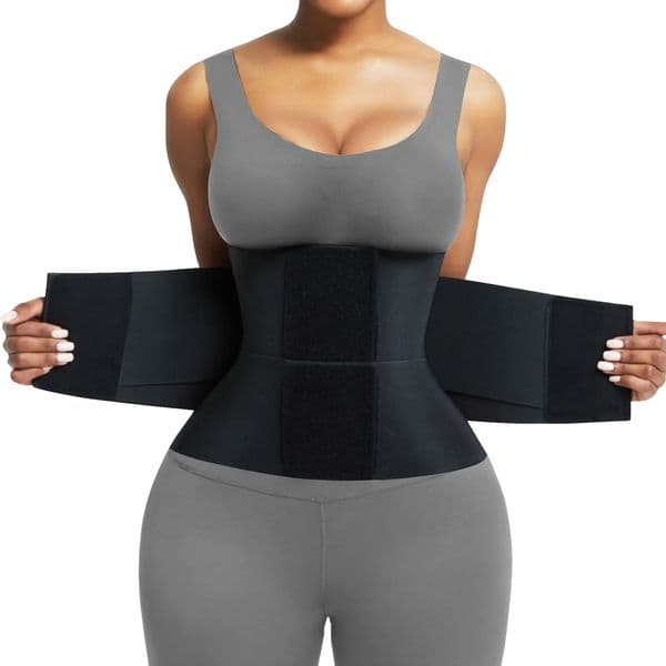 Women's Adjustable Waist Trainer Shapewear, 3-Layer Tummy Control Compression Bodysuit, Comfortable Premium Brand