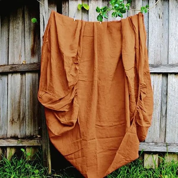 100 Linen Fitted Bed Sheet Mattress Cover Natural Washed French Flax Soft Natural Breathable Deep Pockets Farmhouse Bedding 260408