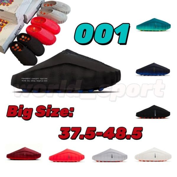 Designer mind001 001 slides for Men Women Pre-match Tech Comfortable Slippers Geode Teal Light Bone Solar Red Black Chrome Light Smoke Grey Fashion Shoe Size 37-48