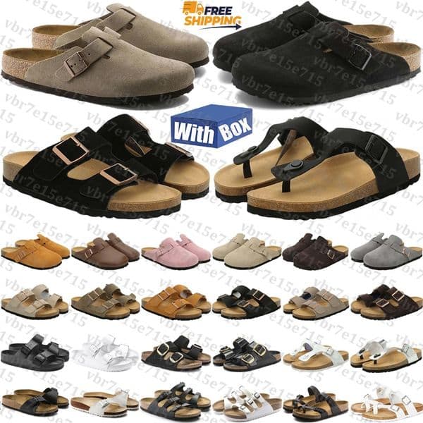 free shipping with box Designer birkentsock sandals birkenstockkes birkenstsockes birkinstocksandales slides clogs heels slippers sliders mens womens
