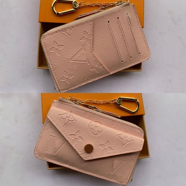 10A CARD HOLDER RECTO VERSO Designer Fashion Womens Mini Zippy Organizer Wallet Coin Purse Bag Belt Charm Key Pouch Pochette M69431