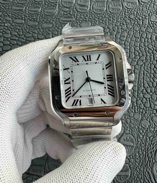 Top quality santoss watch super clone watch 1847MC mechanical movement mens watch smartlink system sapphire crystal glass 39.8mm 35.1mm 27mm with box XXPX