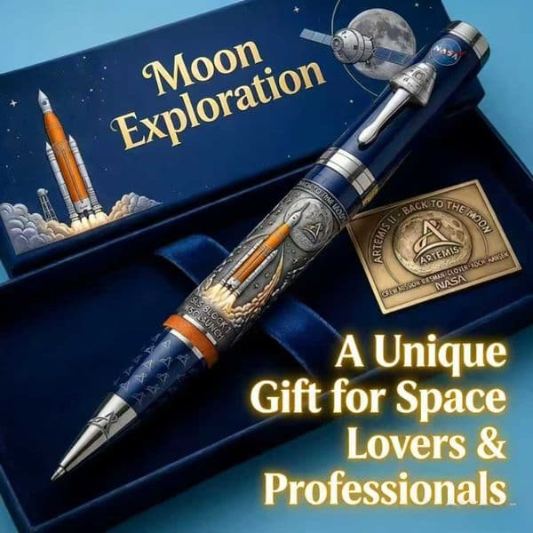5-piece set Rocket Design Calligraphy Ballpoint Pen Durable Metallic Finish Ideal for Gifting