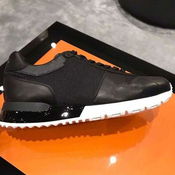 High-top shoes 2026European star with the same paragraph leather upper mesh flat shoes factory direct free shipping35-46 jRW00002