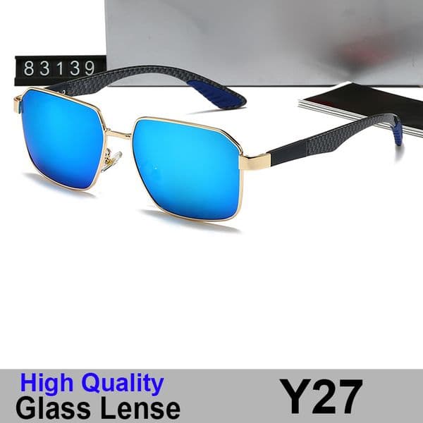 Luxury Glass Lenses Designer Sunglasses Men Women Designer Glasses Man Letters Fashion lunettes de soleil Driving Fishing Eyeglass Sunshade Mix Styles With box