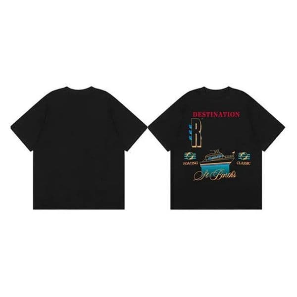 Designer tshirt Men tshirts tees shorts baggy Printed T-Shirt Pullover Quick Dry Small Round Neck Multicolour Printed Swim Shorts Sleeve Shirts Summer