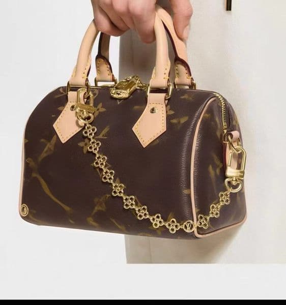 Keepall bag CONFETTI CHAIN Designer Bag Charm Gold Lock Colorful Keychain Luxury Handbag Chain Purse Charm Keryring Llavero Key Chains