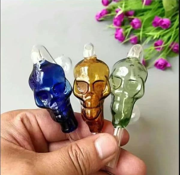 Glass Pipes Smoking Hand-blown Beautifully Handcrafted Smoking Pipe Glass Skull S Cooking Pot