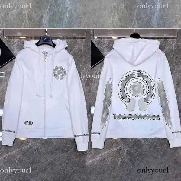 2026 10A crome hart Designer Hoodie High-Quality Mens Womens Hoodies Sweatshirts Pullovers Letter Printed Zippers Long Sleeves Streetwear Fashion Zip Up 69f