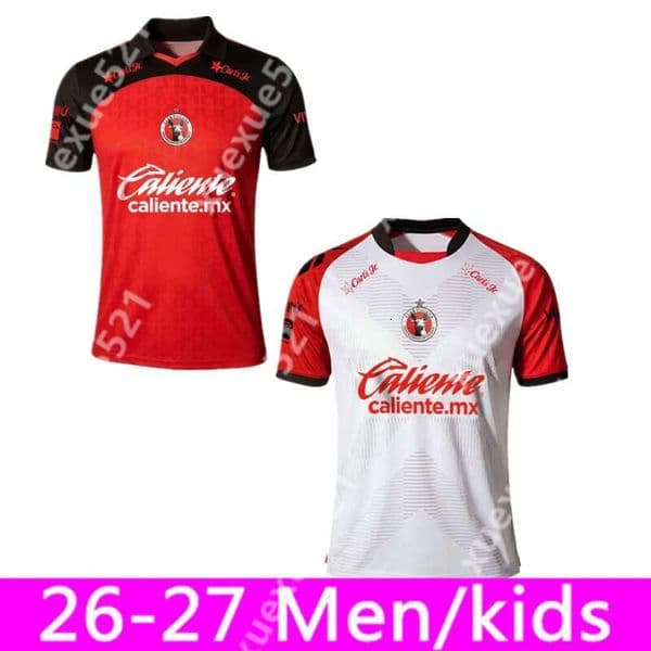 25 26 27 NEW Tijuana de Xolos soccer jerseys 2025 2026 Mexico Club Gonzalez Reynoso Alvarez Ake Loba Rivera home away third football shirt size 3XL 4XL