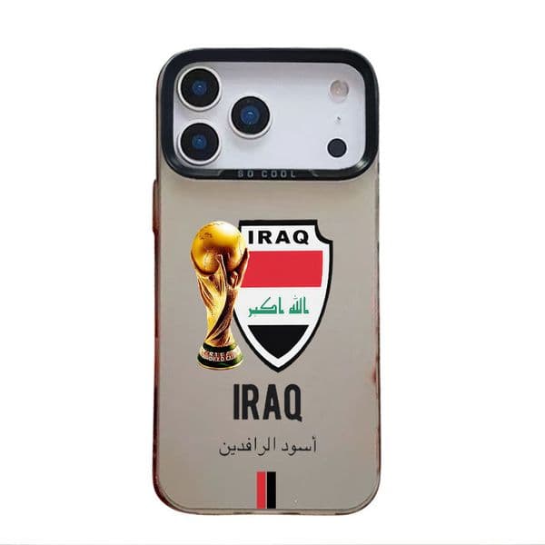World Cup Themed iPhone Case Shockproof TPU Hard Cover with Printed Design for iPhone 17/16/15 Series