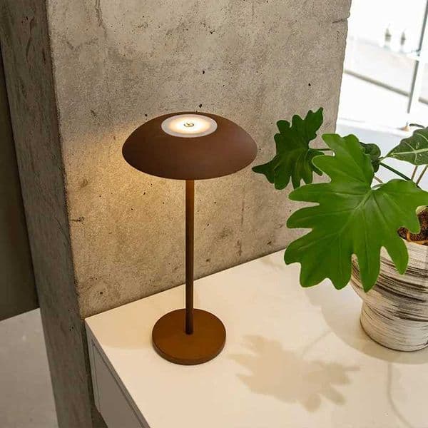 LED Table Lamp for Restaurant Cafe Bar Wireless Rechargeable Lamp Touch Switch Night Light Retro Nordic Desk Lamp IP54 Waterdich H260413