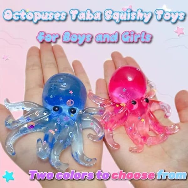 Squishy Ocean Octopus Squeeze Fidget Toy Simulation Stress Relief Slow Rebound Can Be Stretched Sensory Decompression Gift By AIR