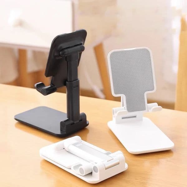 Desk Mobile Phone Holder Stand For iPhone 16 15 iPad Adjustable Desktop Tablet Holder Universal Table Cell Phones Stand 260410