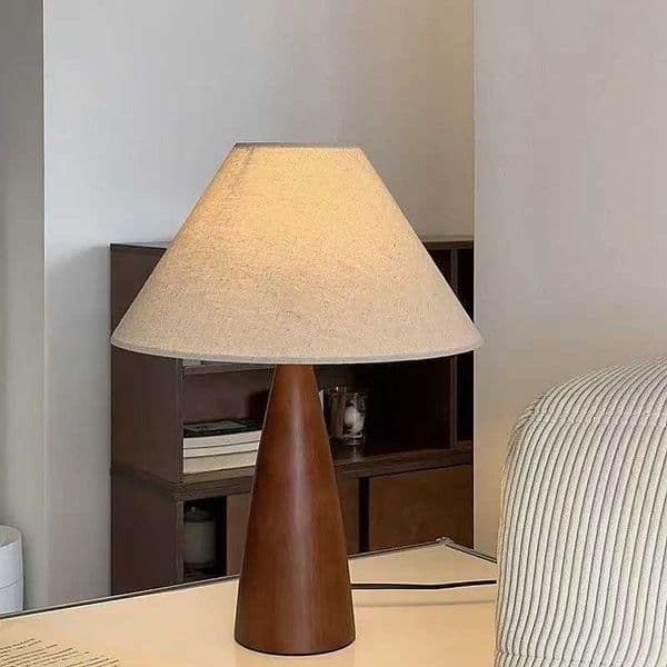 Iron-made Retro fabric desk lamp Indoor decor Atmosphere Bedroom Bedside living room Tea Room Study Lamp H260413