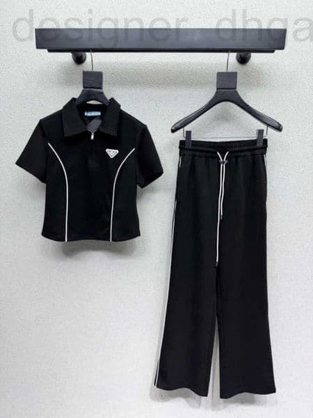 Women's Tracksuits designer polo shirt women Short Sleeve Shirt pants Long Set Casual Simple two piece set wome High-quality Clothing