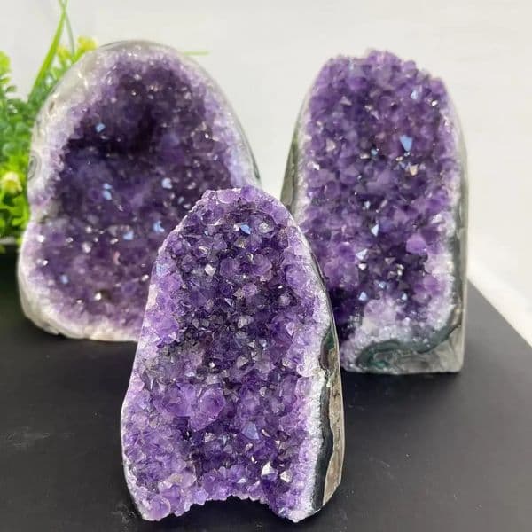 Natural Crystal Cluster Amethyst Stone Geode Raw Quartz Minerals Uruguay Home Decoration Spiritual Chakra Reiki 260410