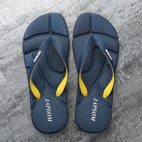 Fashion Blue Massage Slippers Men Flip Flops Sale Big Size 48 Casual Slides Non Slip Beach For chanclas hombre 260413BANJIA