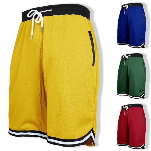 6 Colors Mens Gym Sports Jogger Shorts Breathable Sweat Wicking Quick Dry for Outdoor Running Basketball Training Beach Fitness Z260413