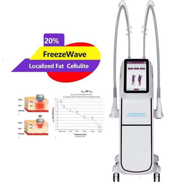 Ace Newest 2 IN 1 Coolwaves Body Forming Cellulite Remove Coolwave Machine Fat Burning Skin Tightening Body Shape Cellulite Massager Beauty Device
