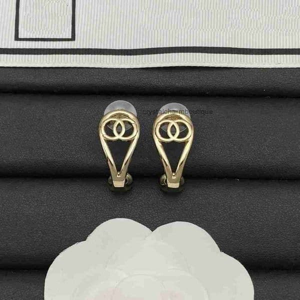 Designer Earrings channels cc new water drop earrings with double C letter design high-end earrings for women finely crafted with 925 silver pins