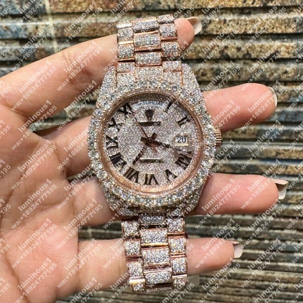 diamond watch designer luxury mens moissanite watch mossanite watch iced out watch women watches men diamond montre watch watches men moissanite Montre de luxe l30