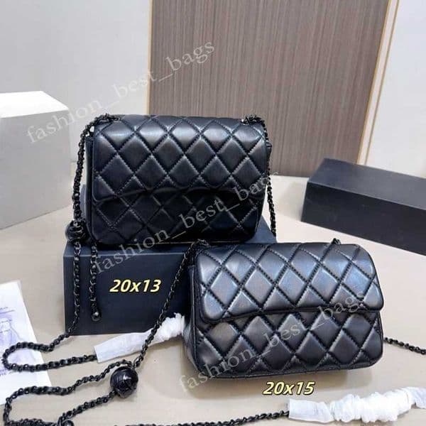 Designer bag luxury Mini crossbody bag fashionbags classic flap bag square bag chain bag ball adjustable strap 20x13cm 20x15cm handbags woman shoulder bag