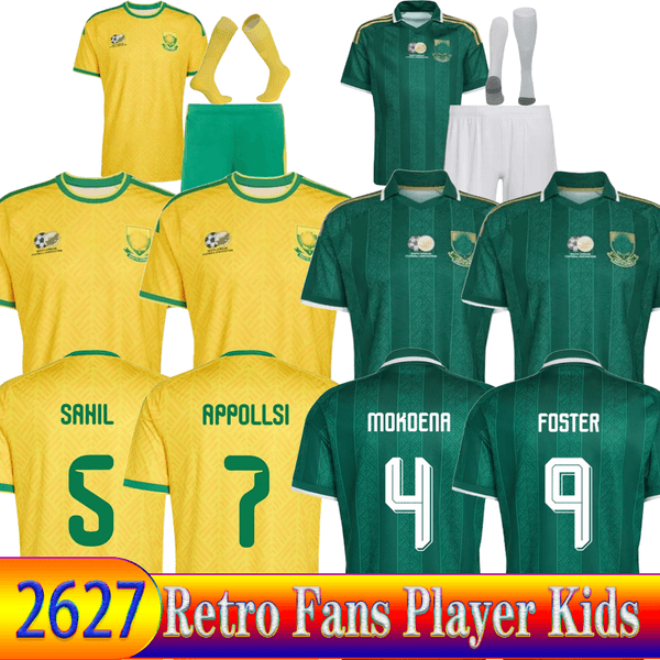 2026/2027 South Africa soccer Jerseys KIDS kit 25 26 27 Rugby Home away World cup men kids kit football shirt kit set tops