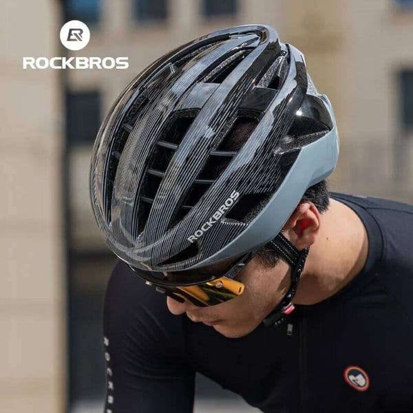 ROCKBROS Bike Breathable 16-hole Diversion Men Women Cycling Adjustable MTB Road EPS Buffer layer Helmet 26Y0414