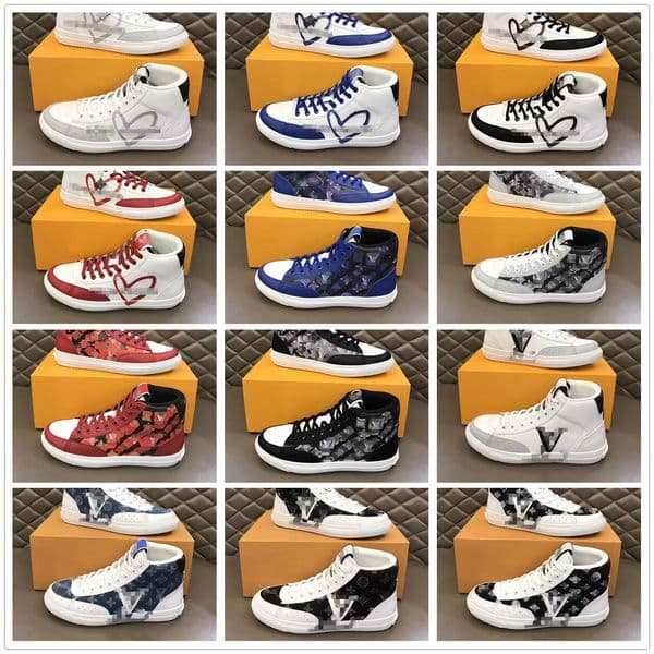 Designer Sneakers Charlie Casual Shoes high top Mens Sneakers Rivoli Printing Trainers Couple Loafers Luxury Athletic Outdoor Size38-45 26 4.9 01
