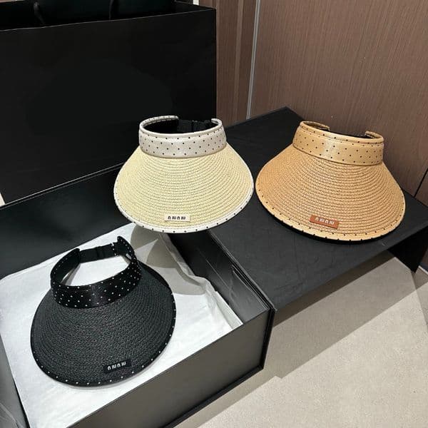 Sun Hat Hats Designers Women Designer Beach Hat Summer Empty Top Sun Visor Straw Hat Caps Casual Luxury Sunhat
