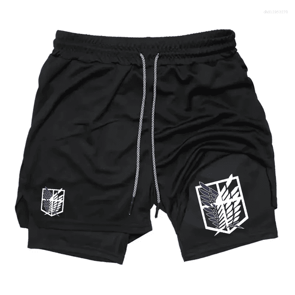 Men's Shorts 2026 Two-in-One Sports Sportswear Breathable And Casual Double-Layer Basketball M-3XL