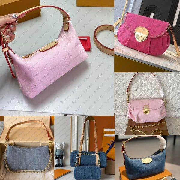 2026 Designer bag Mini Shoulder Bag Leather Crossbody Luxury Blue Denim Handbags lady purse bags