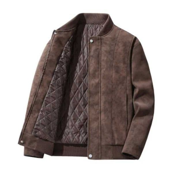 Mens Leather Jacket Suede Coats Waterproof Soft Shell Windbreaker Strtwear Moto Autumn Winter Jacket Men Clothing Mens Jacket W260413