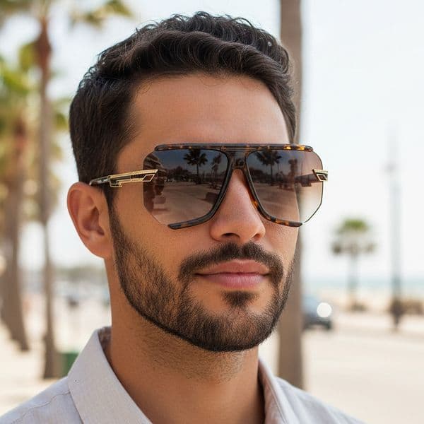 fashion new half-frame sunglasses, punk colorful retro versatile personalized trendy eyewear