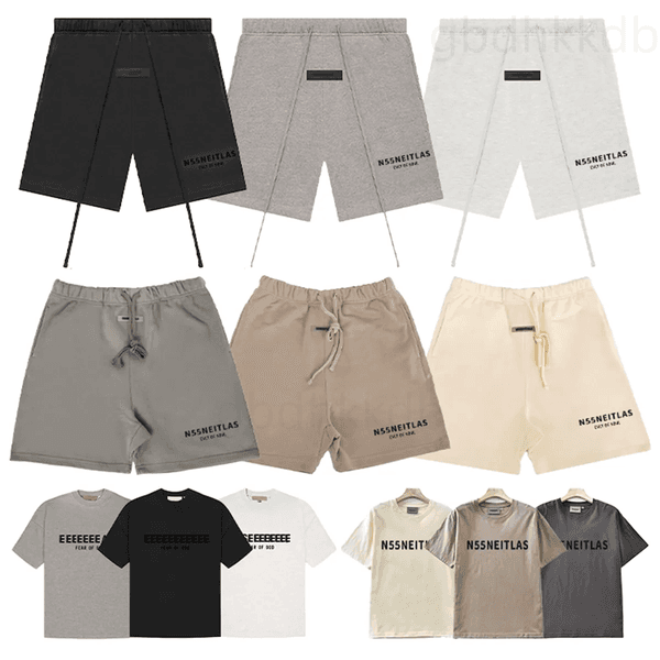 2026 esss shirt Mens Shorts Designer Shorts Men Letter Printed Sports Shorts essential shorts Fashion Workout Shorts High Street Vintage Hip Hop Womens Shorts 666