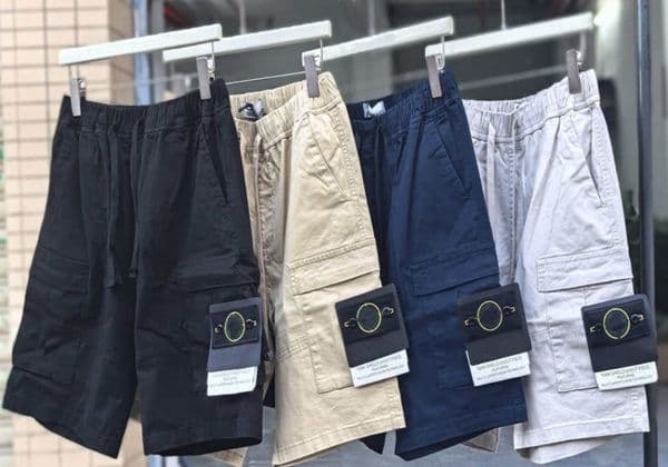 26ss Designer Brand Men Shorts Sports Casual Stone New Logo Print Retro Trendy Shorts Quick Drying breathable Summer Shorts Pants M-2XL