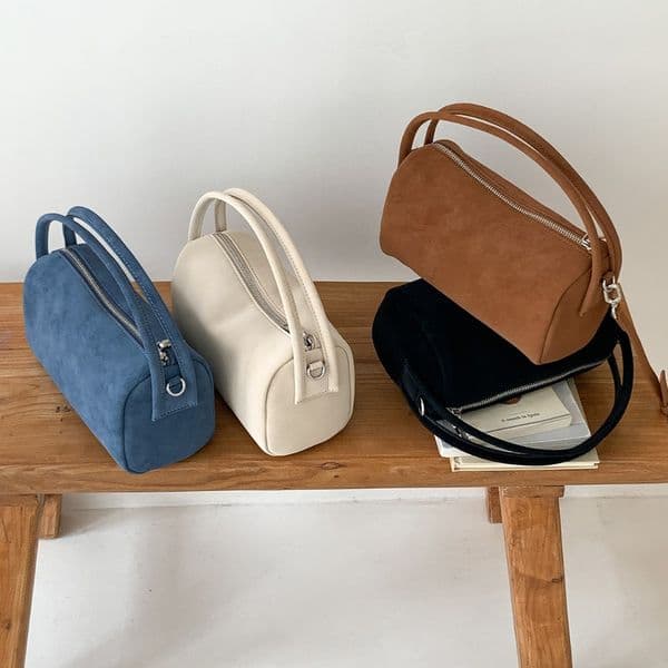 Autumn and Winter New Suede Pillow Bag Female Crossbody Niche High-end Sense Simple and Versatile Handbag Small Bag