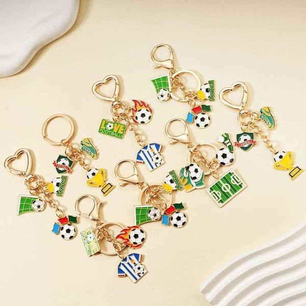 STOCK World Cup Sports Football Event Fan Gifts Keychains Bag Pendants Puppyhome Free Shipping