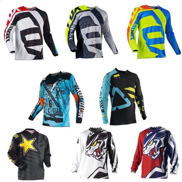 Bikefox Top Race Cycling Tshirt Mountain Bike Road Bicycle Motorcycle TShirt BMX ATV MTB Enduro For Motocross Unisex 260413