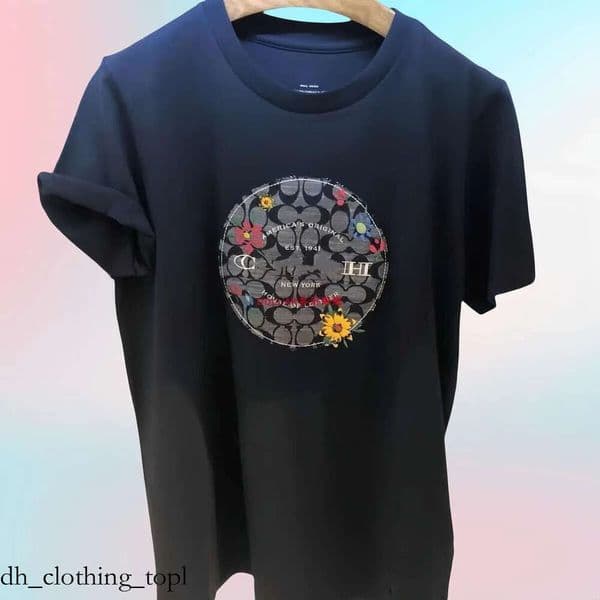 2026 New shirt Designer Fashion Classic tee shirt printing mens women High quality couple ness t shirt summer cotton luxury versatile Loose coac 7f5 213