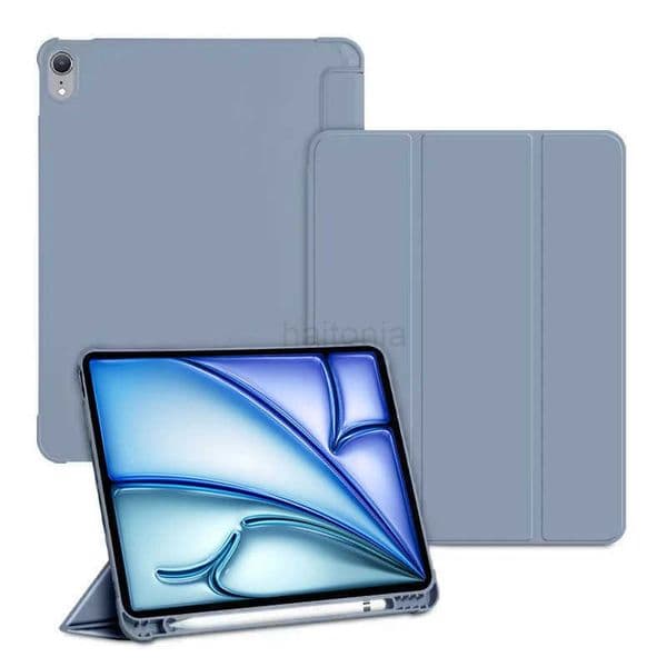 Funda For iPad Air 11 m2 m3 Case with Pencil Holder Soft Back Fold Stand Tablet Shell For Etui iPad Air 5 Air 4 Case Cover Coque H260414