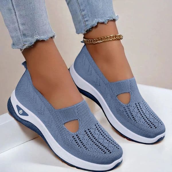 2025Womens Sneakers Breathable Slip on Walking Shoes Mesh Low Top Womens Vulcanized Shoes Soft Sole Lightweight Women Shoes 260407BJ